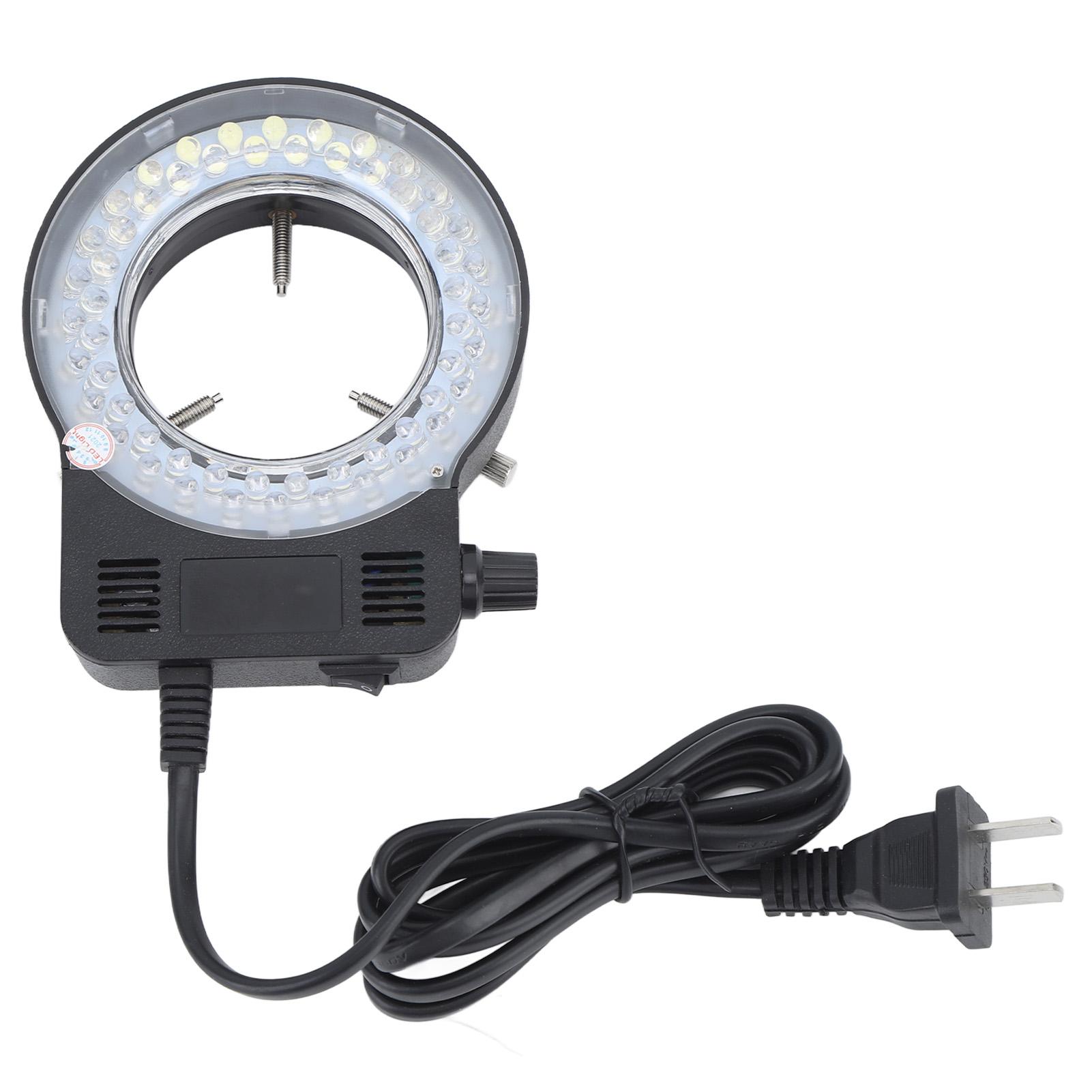 Fishine Microscope Ring Light LED Light Source Adjustable Microscope Accessory