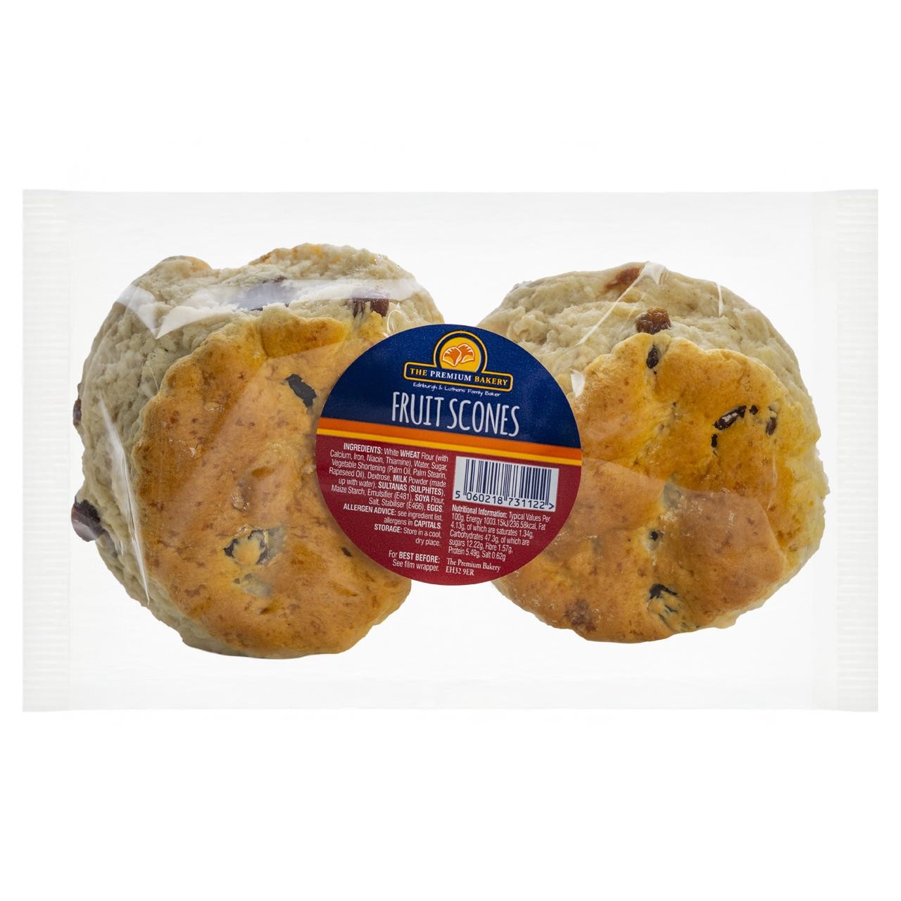 The Premium Bakery Fruit Scones