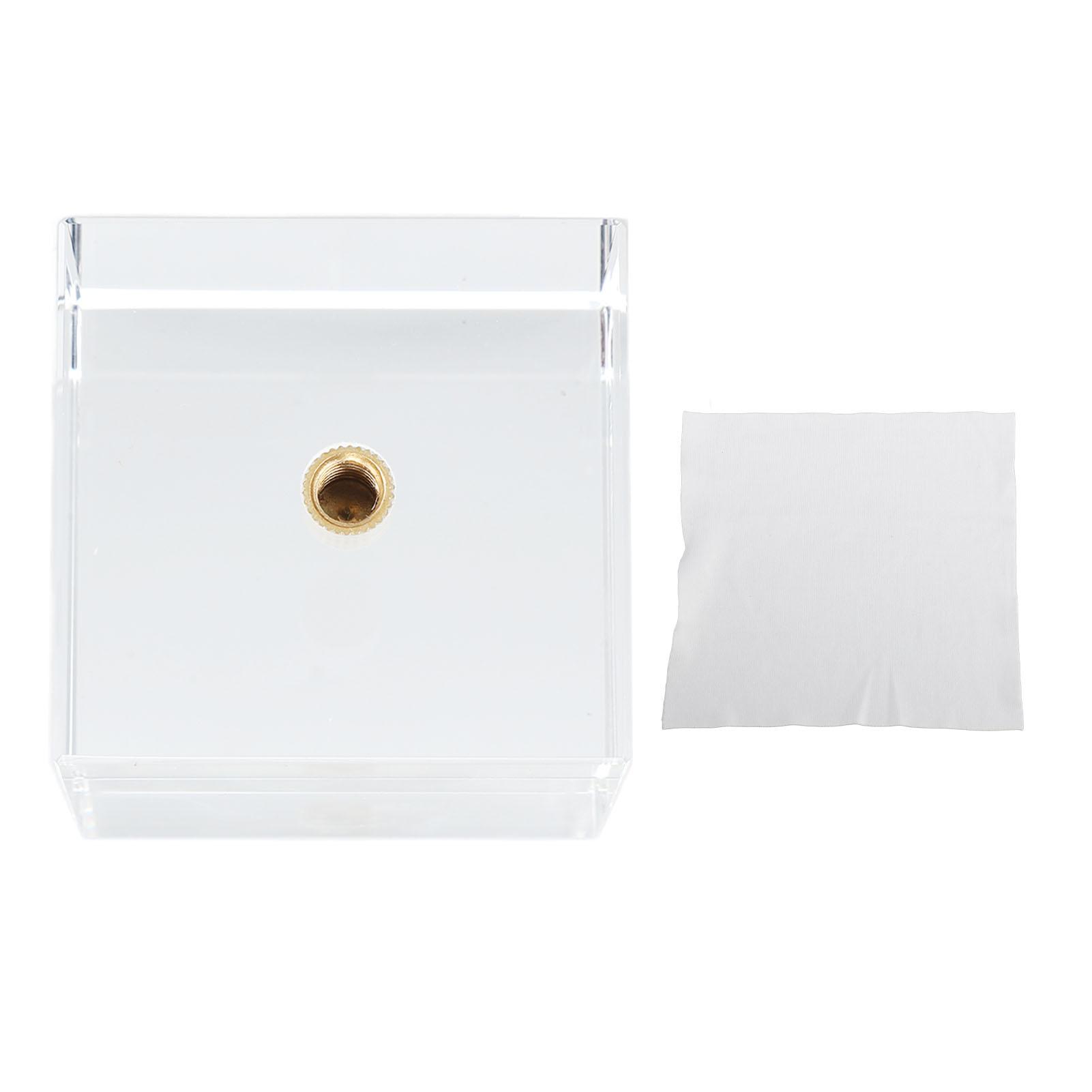 KKmoon 50mm Glass Cube Glass Magic Prism Cube Sun Catcher Photography Prism for Kids Science Office