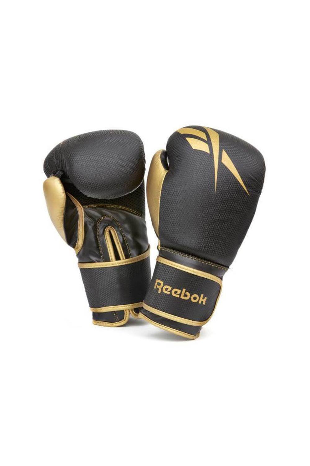 Reebok Boxing Gloves - Black and Gold|Size: 14oz|black