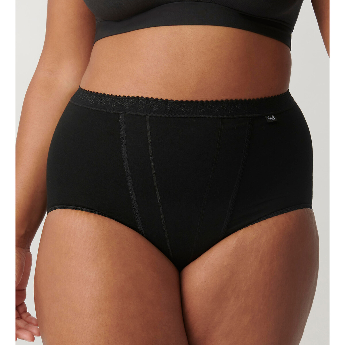 Sloggi Control Range Maxi Briefs, black, Lingerie
