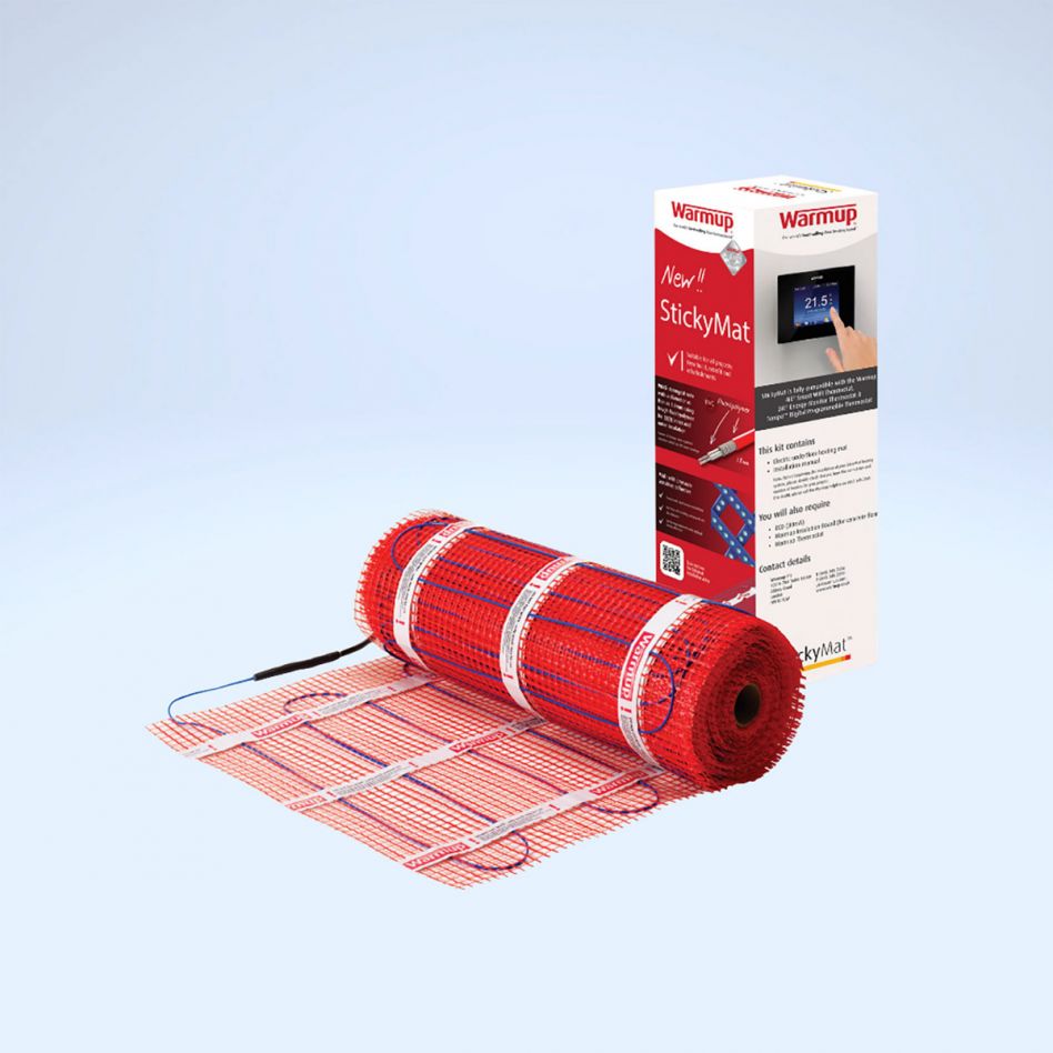 Warmup StickyMat Underfloor Heating System 150W/m² - 11m²