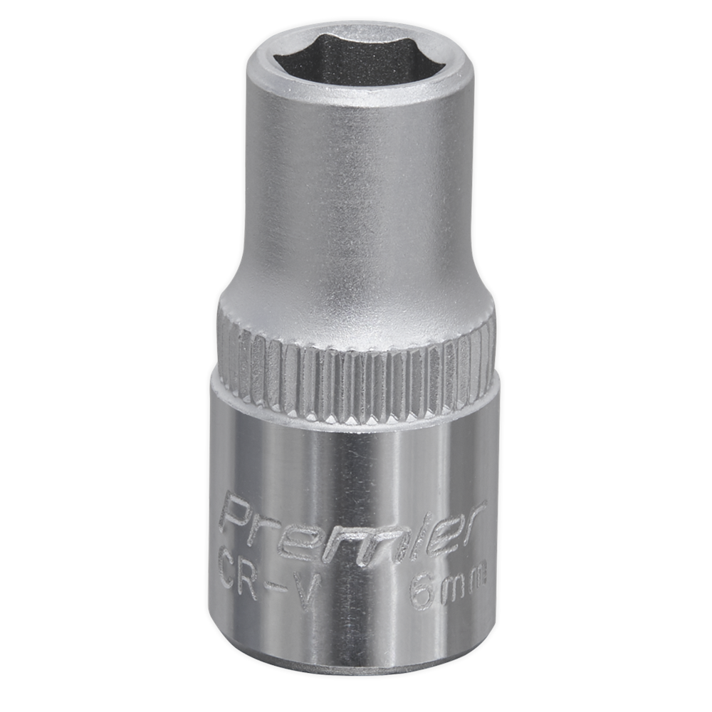 Sealey S1406 WallDrive® Socket 6mm 1/4"Sq Drive