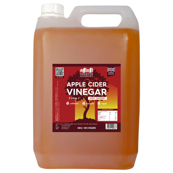 Harbour Housewares Apple Cider Vinegar with The Mother - 5L