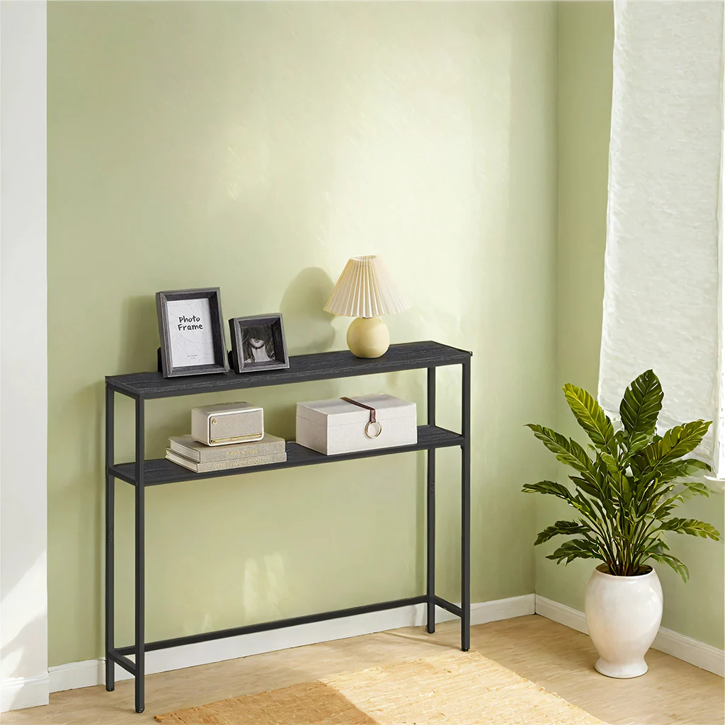 VASAGLE 2-Tier Console Table for Hallway