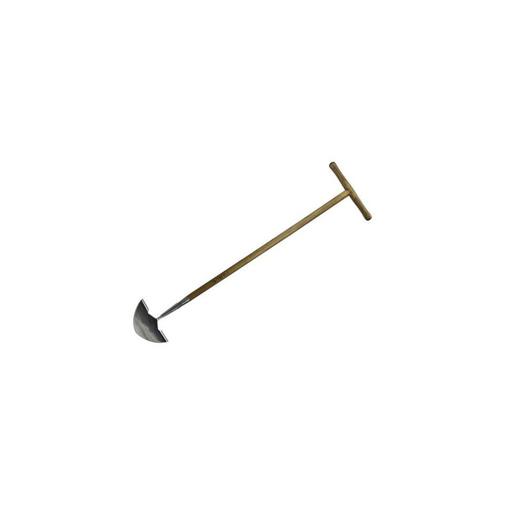 Faithfull Prestige Stainless Steel Edging Iron Ash Handle