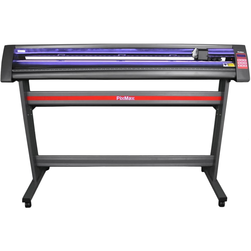 PixMax (1350 Vinyl Cutter with Stand, Signcut pro & LED Light Guide) Vinyl Cutter Plotter Machine LED Guide Light SignCut Pro Software Label Making