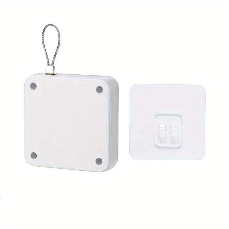 SZwatch No Punching Automatic Door Closer Pull Cord Door Closers Adjustable Surface Door Stop Bracket Type Automatic Door Closer