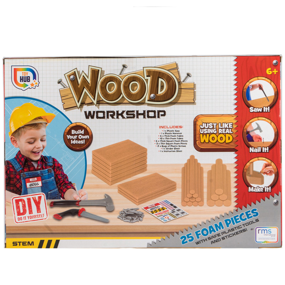 Grafix Carpenters Workshop  Faux Wood Construction Kit