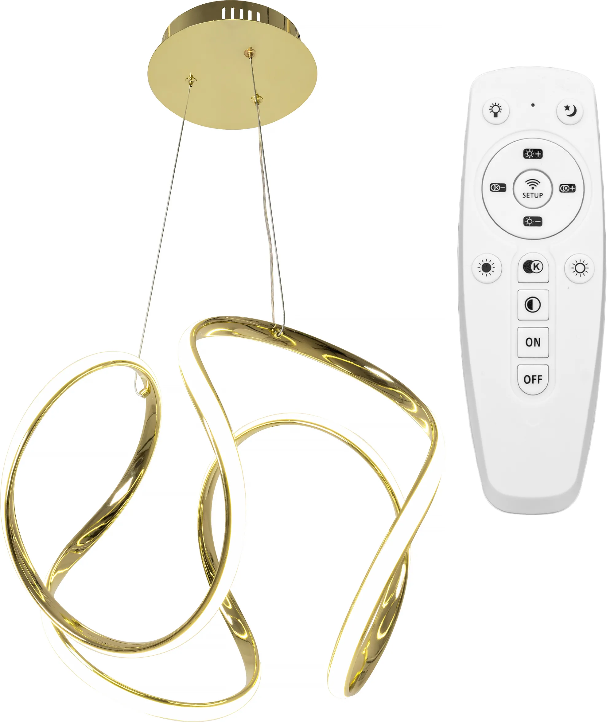 TOOLIGHT Ceiling Lamp Chandelier Toolight App386-Cp Gold