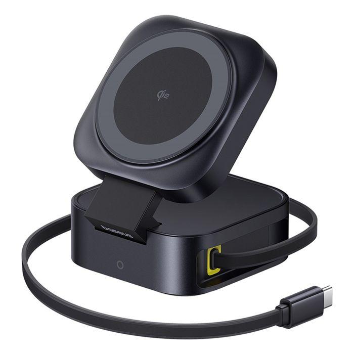 Baseus Qi2 15W Magnetic Wireless Charger 67W 2-in-1 Phone Laptop Fast Charging Dock Station For