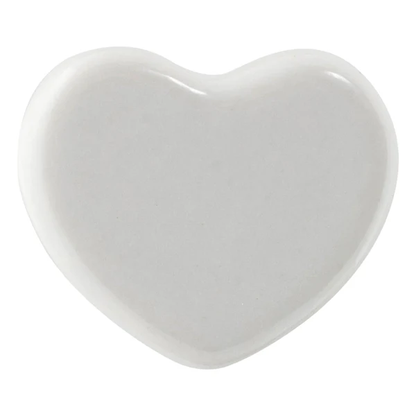 65mm Heart Novelty Knob white
