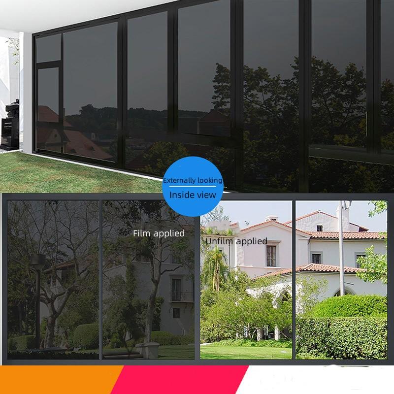Home With Love Thermal Insulation Film Glass Sunscreen Film Self-adhesive Anti-peeping Single Complaint Perspective Film 40cm*2m