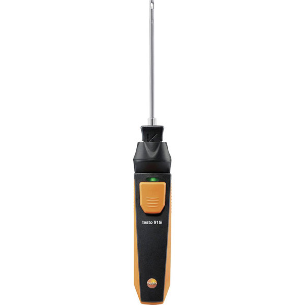 Testo 915i Wireless Digital Thermometer for Bluetooth Communication Use, K Probe, 1 Input(s), ±1 °C Accuracy