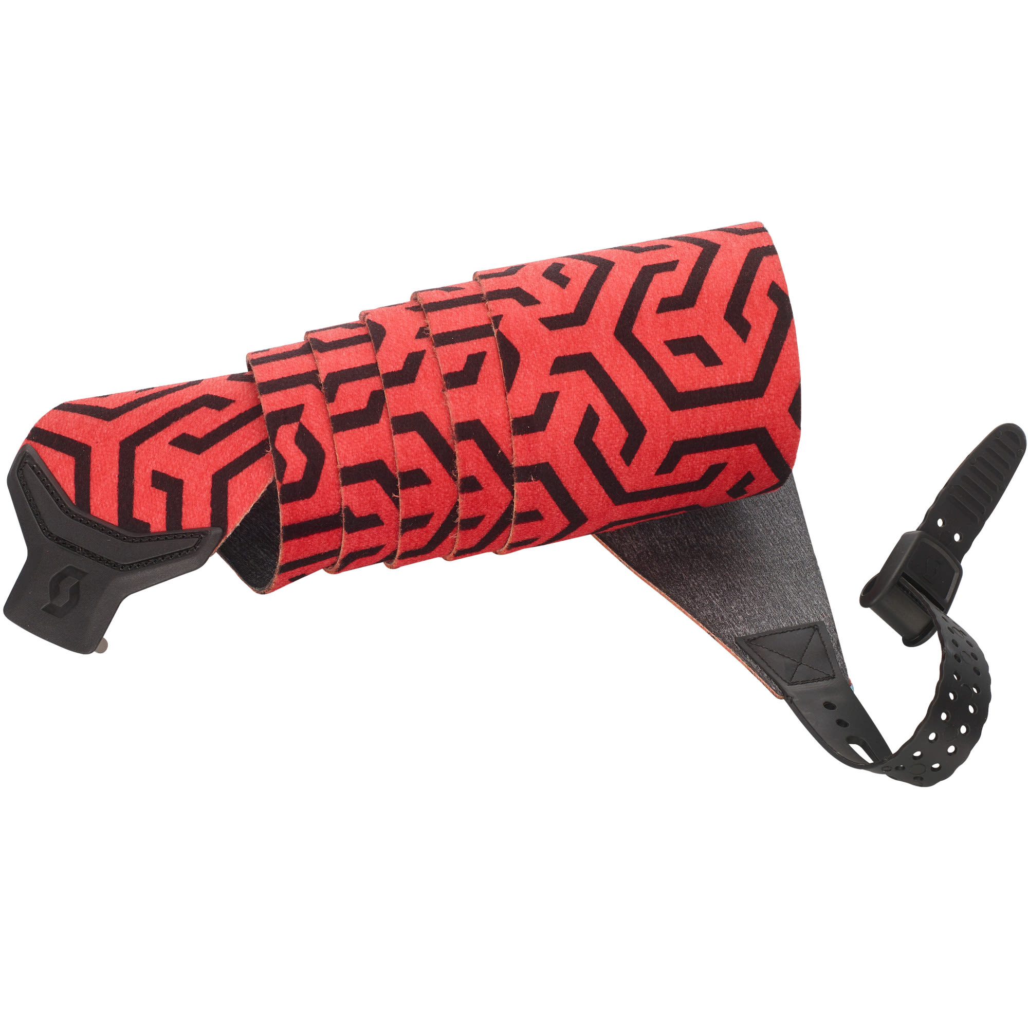 Scott Superguide Free Tour Skin With Hook - Black / Red - 185 cm