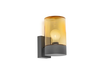 Faro Barcelona Kila outdoor wall light, amber
