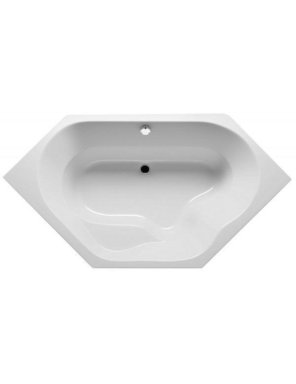 Belfry Bathroom Acrylic Corner Bathtub RIHO WINNIPEG 145X145 Cm white