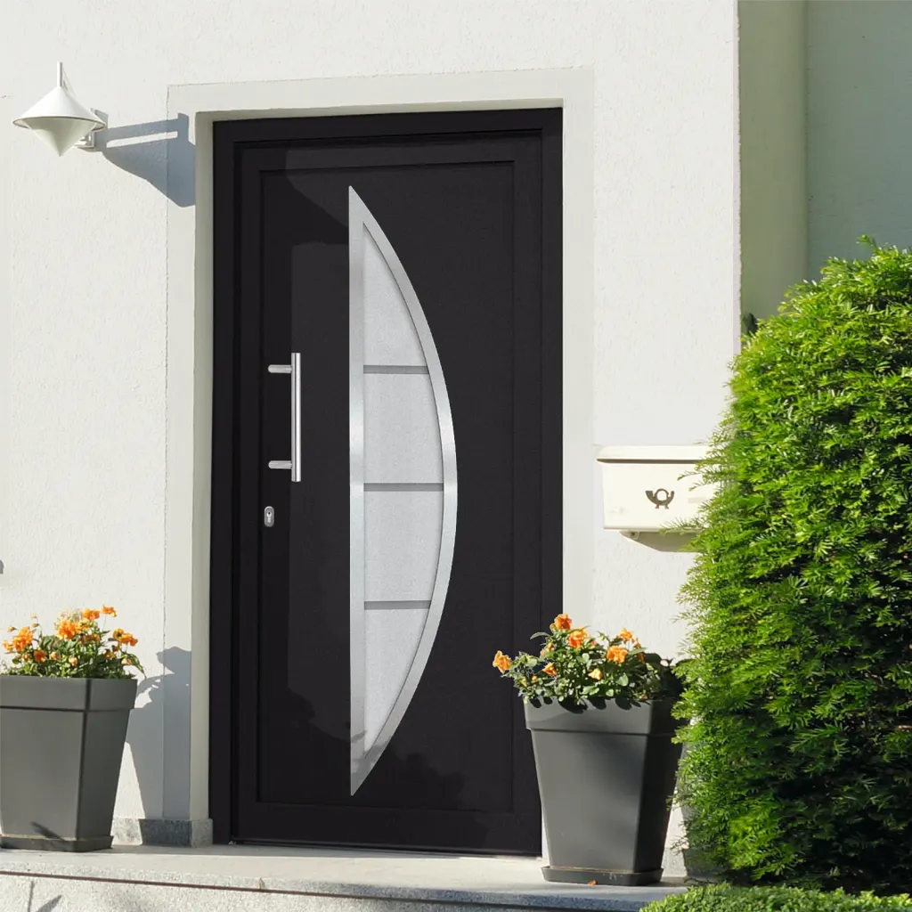 VidaXL Front Door Anthracite 88x200 cm