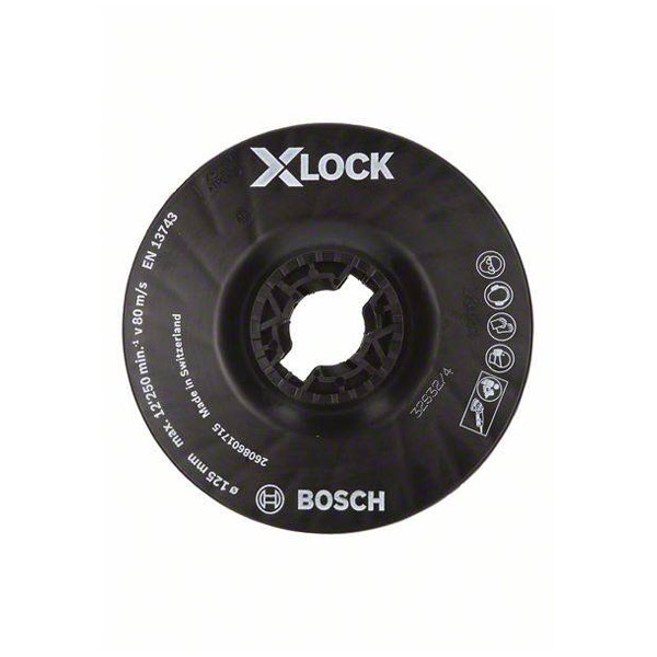 Bosch X-Lock, X-Lock Backing Pad, 125mm Diameter