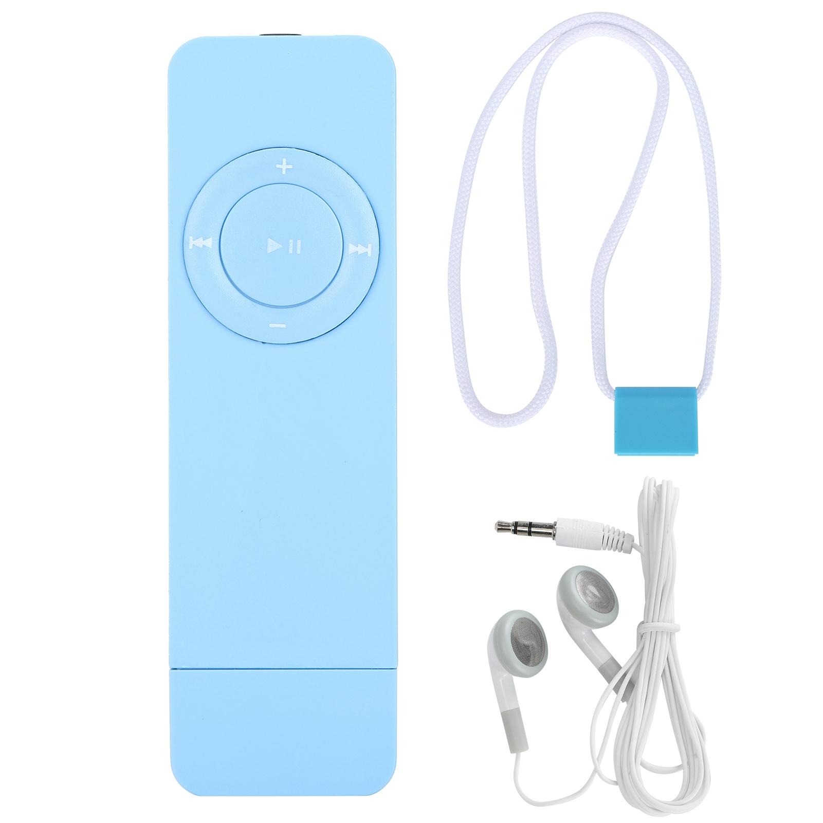 HONOR ELECTRONICS MP3 Music Player Portable Music Media MP3 Player with Lanyard for Listening to MusicBlue blue