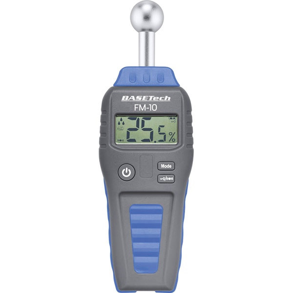 Basetech BT-1629564 FM-10 Moisture Meter 0.1-99.9 vol% Wood/Building