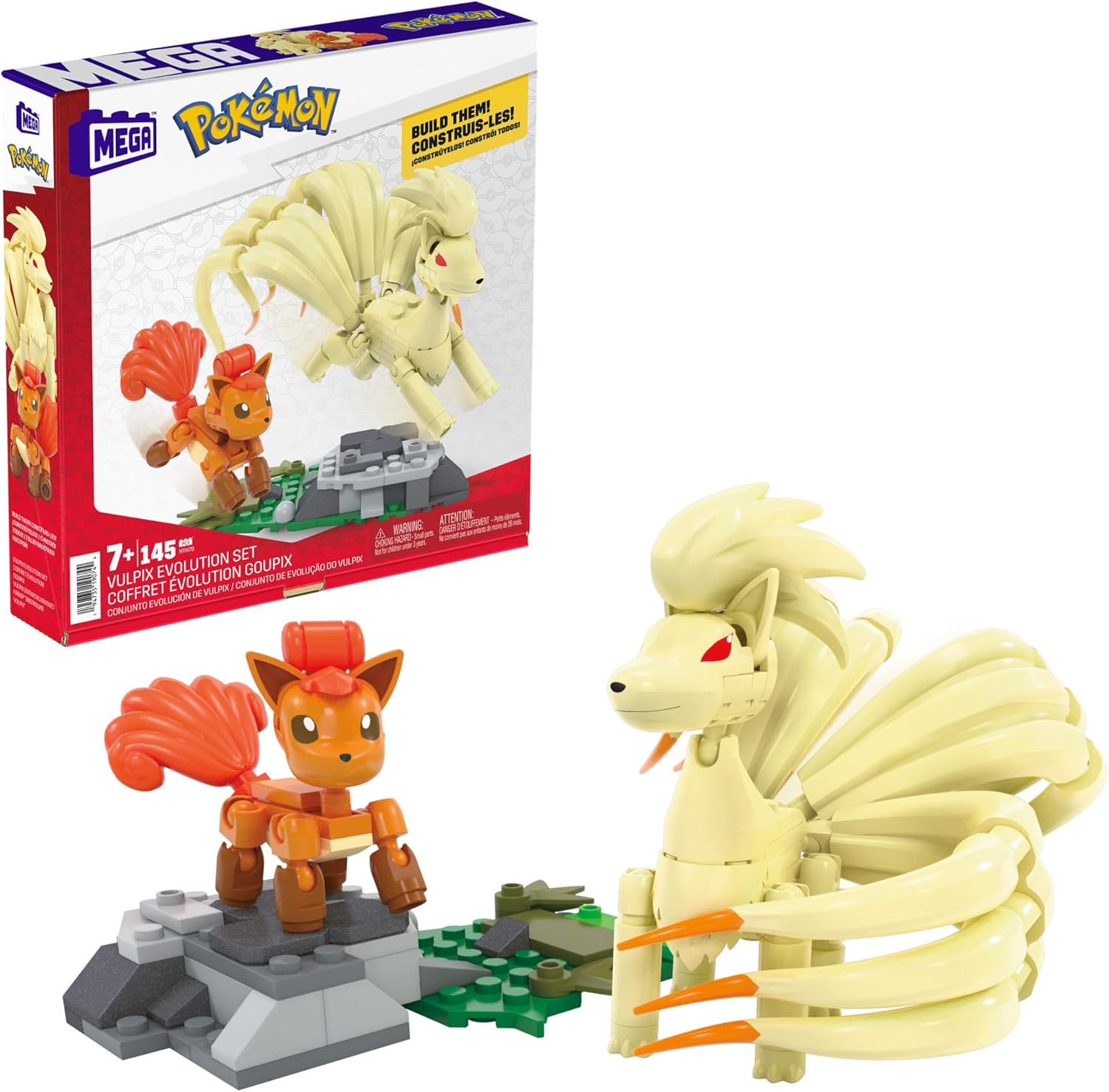 Wwe PokÃ©mon MEGA Construction Set Vulpix Evolution