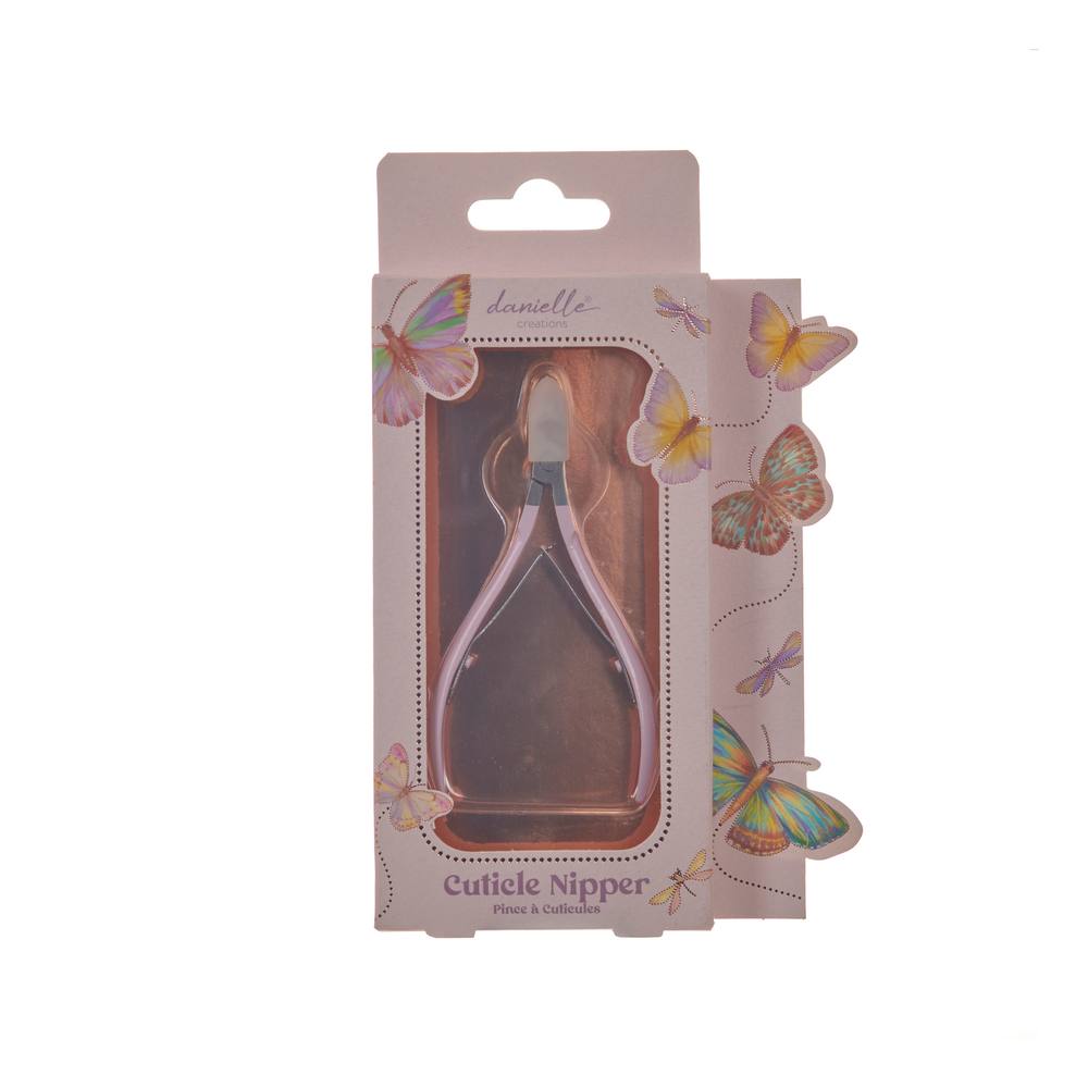 Danielle Creations Pink Butterfly Cuticle Nipper