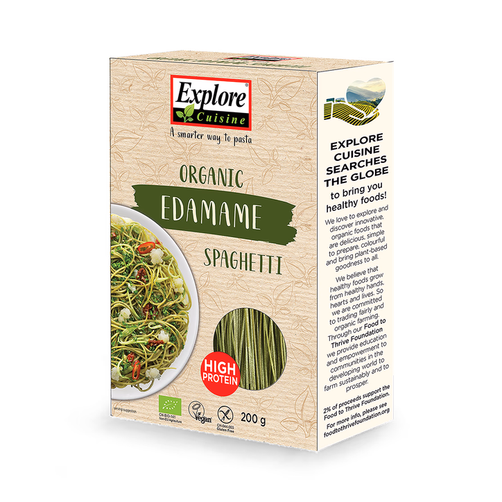 Explore Cuisine ExploreCuisine Edamame Bean Spaghetti Shape 200g