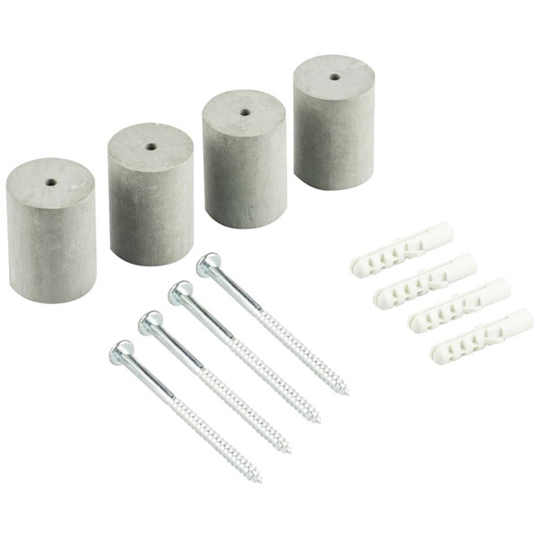 Burg-Wachter Burg Wächter ABE 1 Fitting Kit Wall Mounting for Europa 732 Mailbox