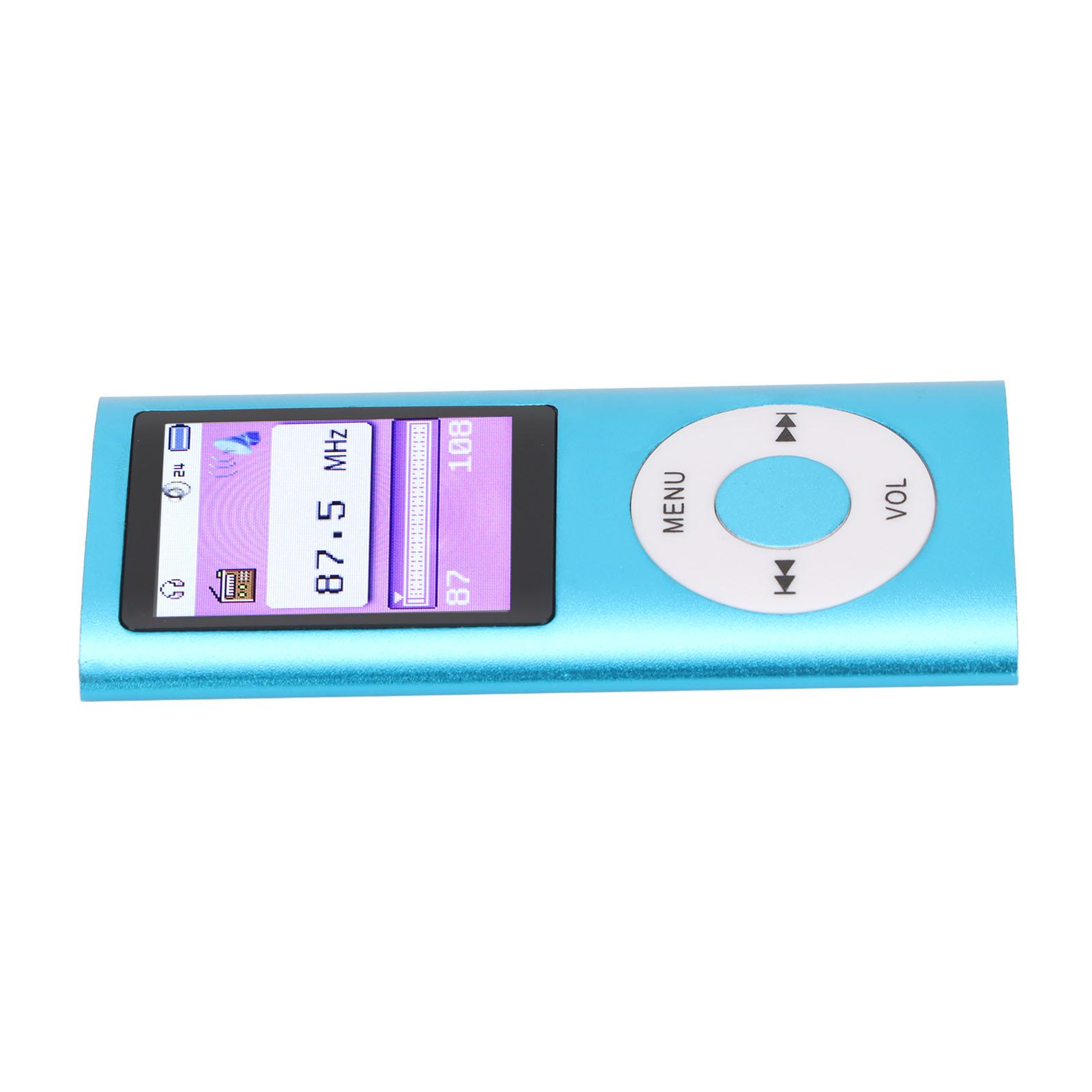 OutsideWorld MP3 Player 1.8 Inch Color Display Screen Multifunctional Portable MP3 Music PlayerBlue