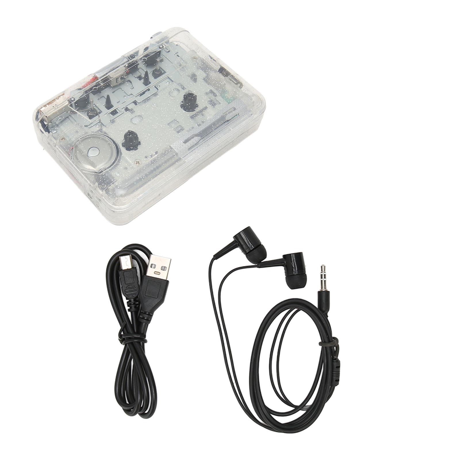 HONOR ELECTRONICS USB Cassette to MP3 Converter Professional MP3 Sound Music Via USB Portable Cassette Player for