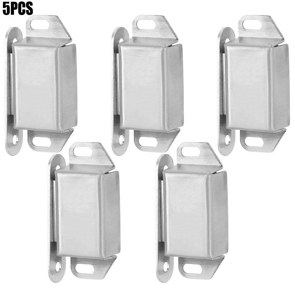GoolRC 5Pcs Magnetic Cabinet Wardrobe Door Latch Catches Stop Stoppers Furniture Hardware