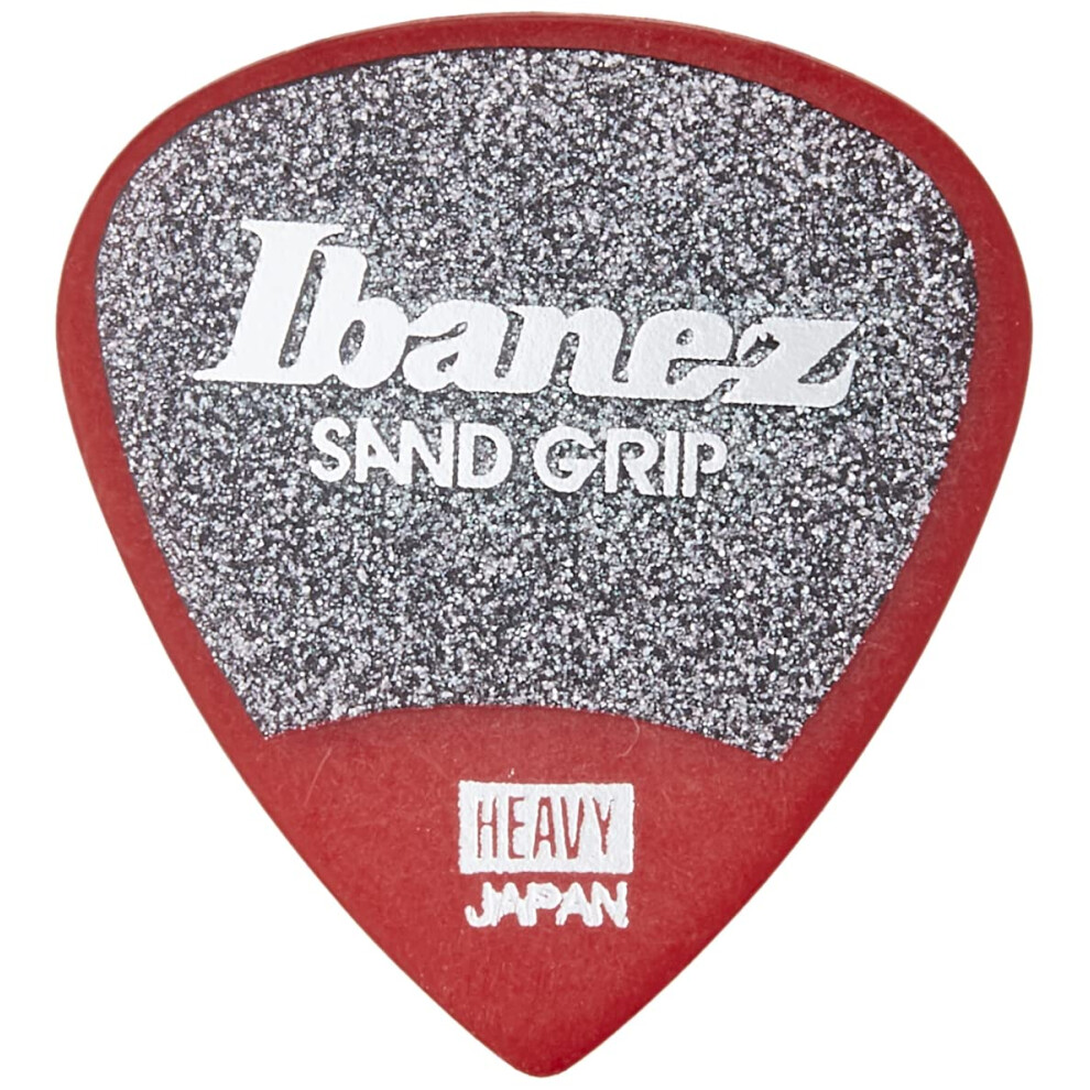 Ibanez Pick Using Material Grip Wizard Series Sand Grip Pick Red Non-slip Pa16hsg-rd