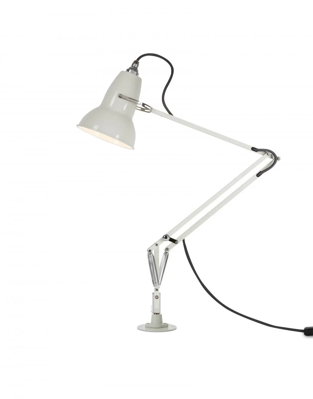 Anglepoise Original 1227 Desk Lamp - Linen white / Desk insert Desk Lamps Anglepoise