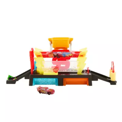 Mattel Station de lavage avec changement de couleur Disney Pixar Cars