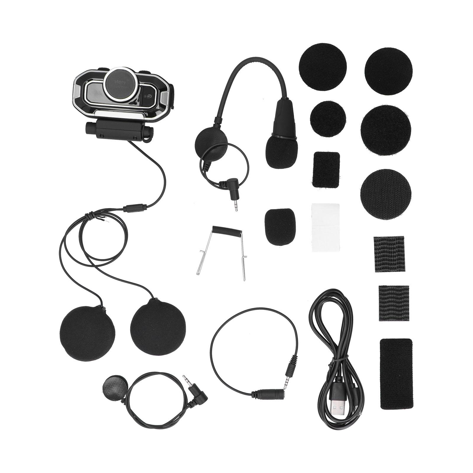 OutsideWorld Motorcycle Bluetooth Headset Outdoor Automatic Answering Speakers Helmet Headphone