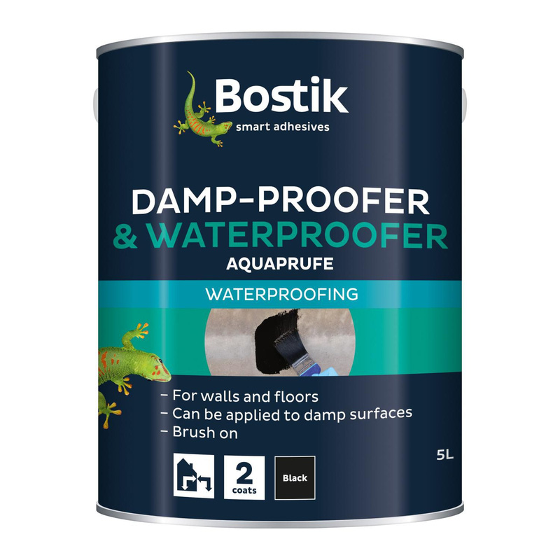 Bostik Cementone Flexible Damp Proofer and Waterproofer 5L Black | 30812207