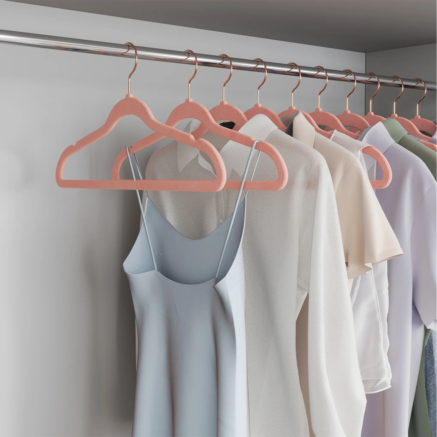 SONGMICS Velvet Hangers, Slim Hangers for Closet