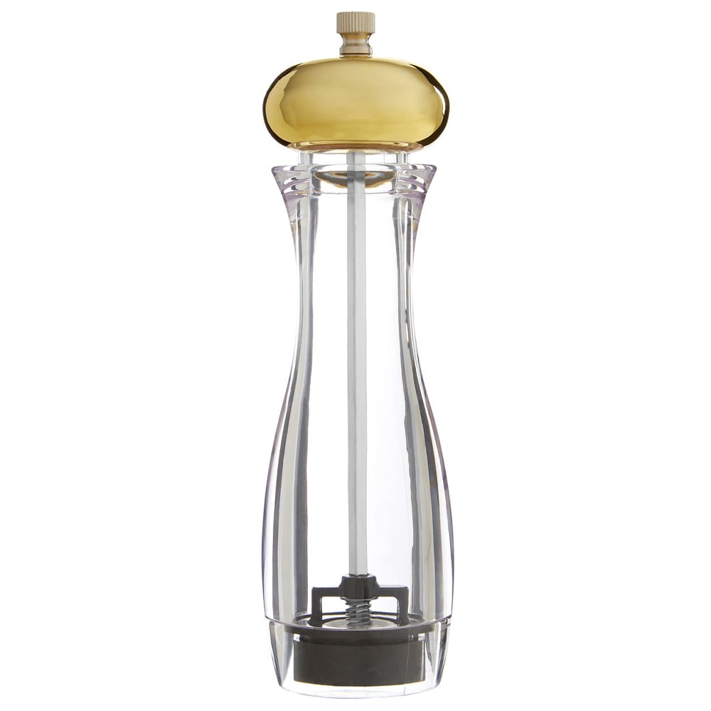Premier Housewares Maison By Premier Cody Salt / Pepper Clear Gold Finish Medium Mill