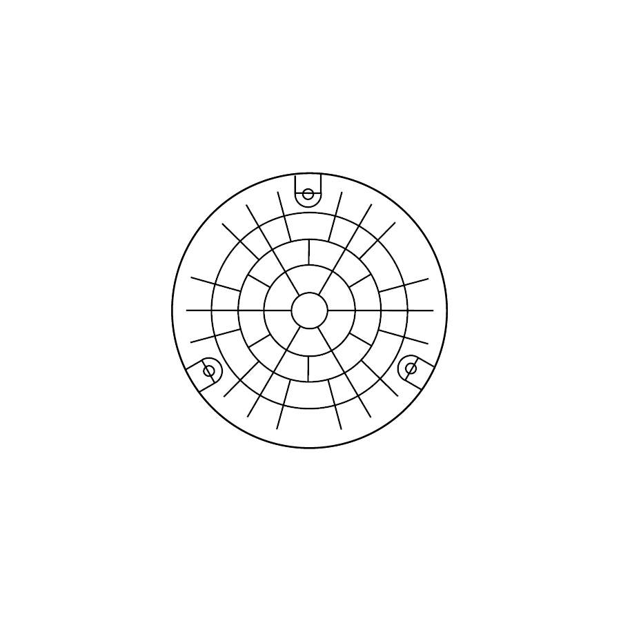 Timesaver Cast Iron Drain Pipe Solid Cover - 200mm 191386