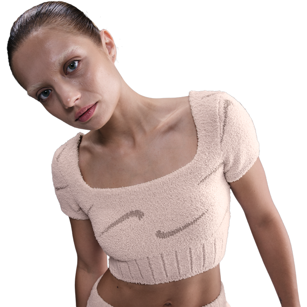 Nike Sportswear Women Sweatshirts - Red - Size XS - Cotton Jersey