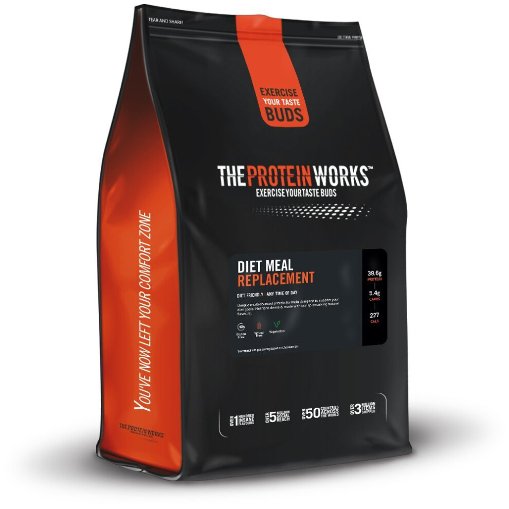 The Protein Works Diet Meal Replacement Strawberries 'n' Cream 500g
