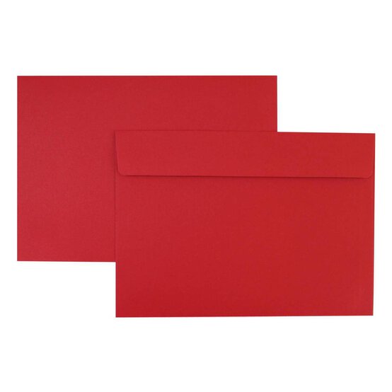 Hobbycraft Red Envelopes C5 30 Pack