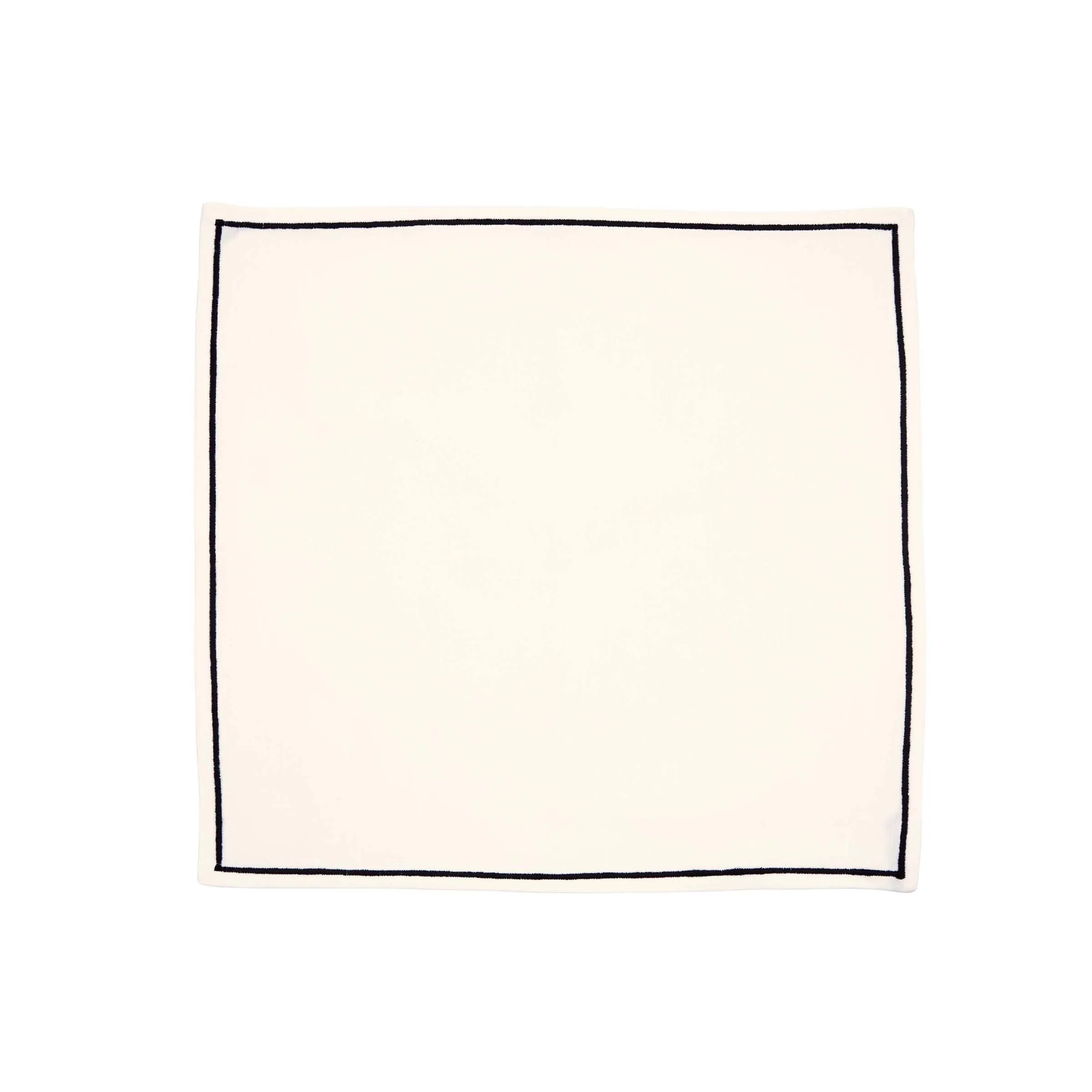 Bedeck Of Belfast Saja Embroidered Napkins, Charcoal