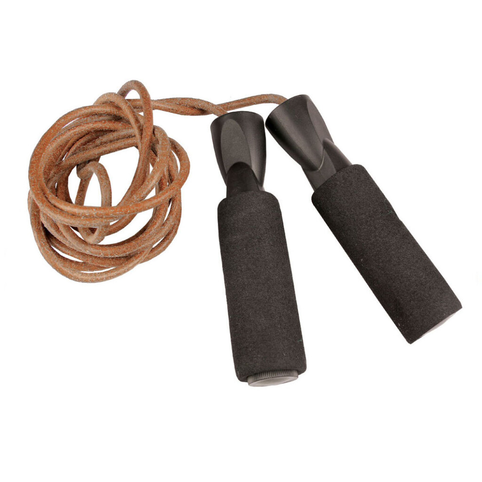Fitness Mad Leather Skip Rope - 700 NoSz - NoSz