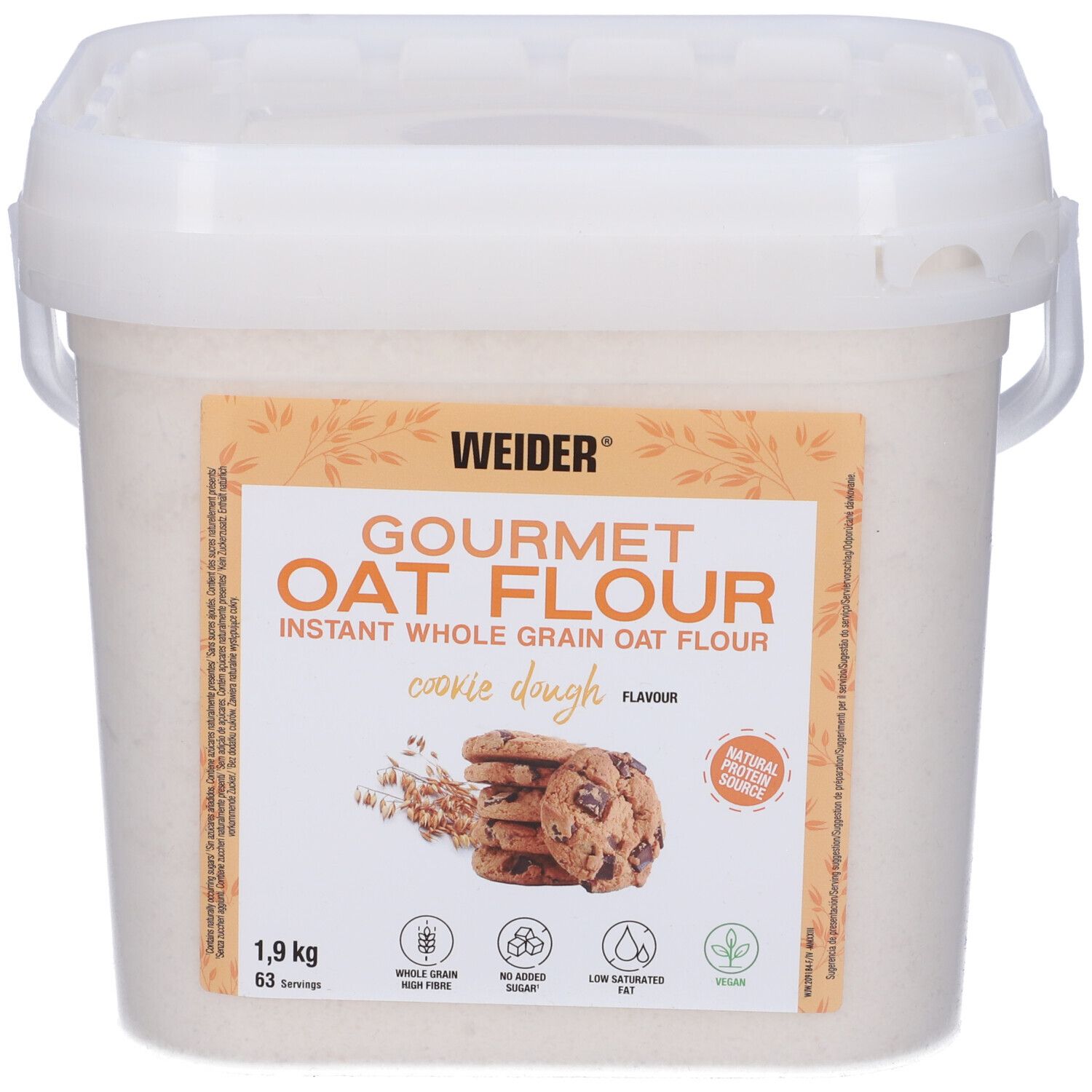 Weider Nutrition Weider Oat Gourmet Flour #cookie Dough 1,9 Kg