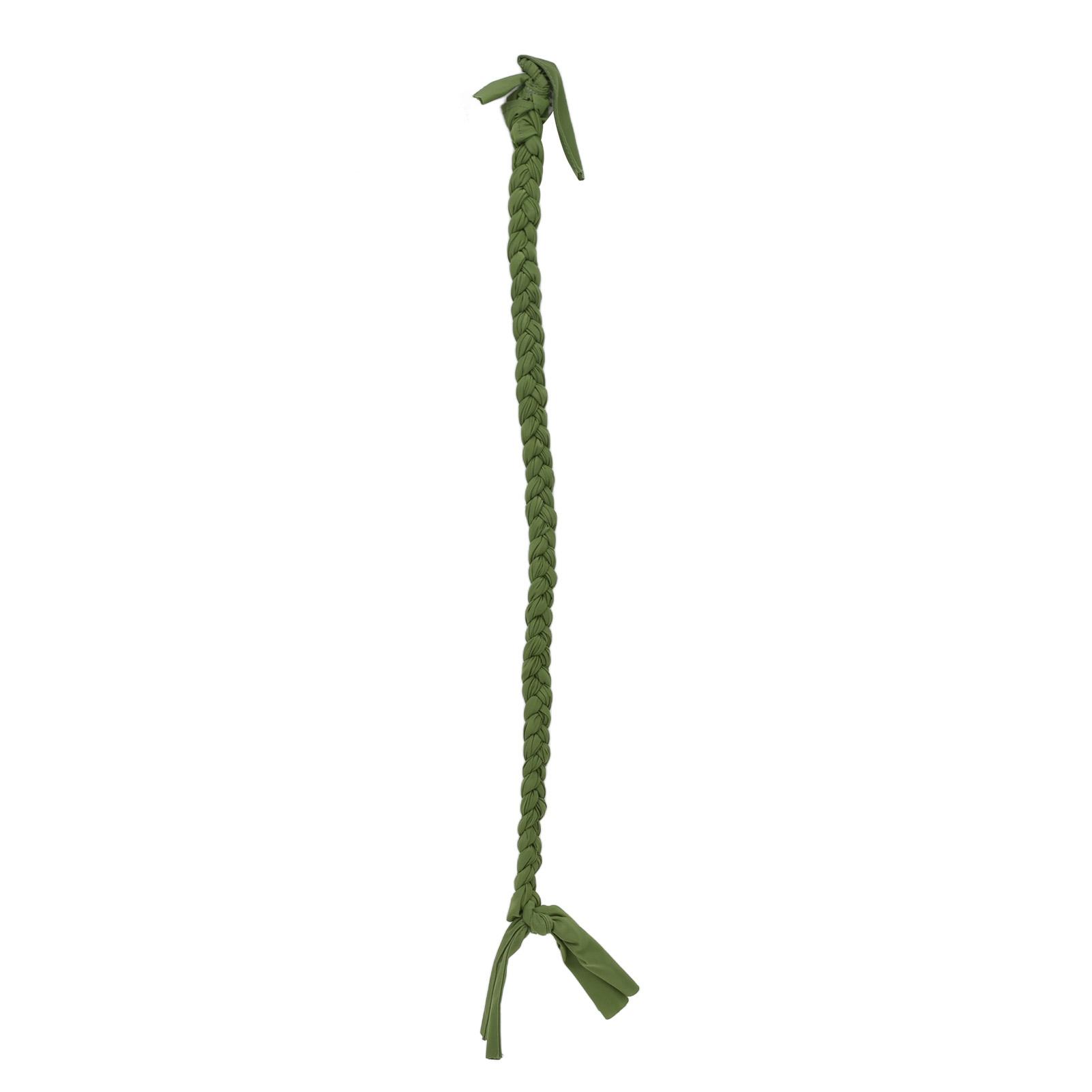 OutsideWorld Extensions Braided Horse Tail Wrap Polyester Beautiful Protective Repellent Mosquito Protector for green
