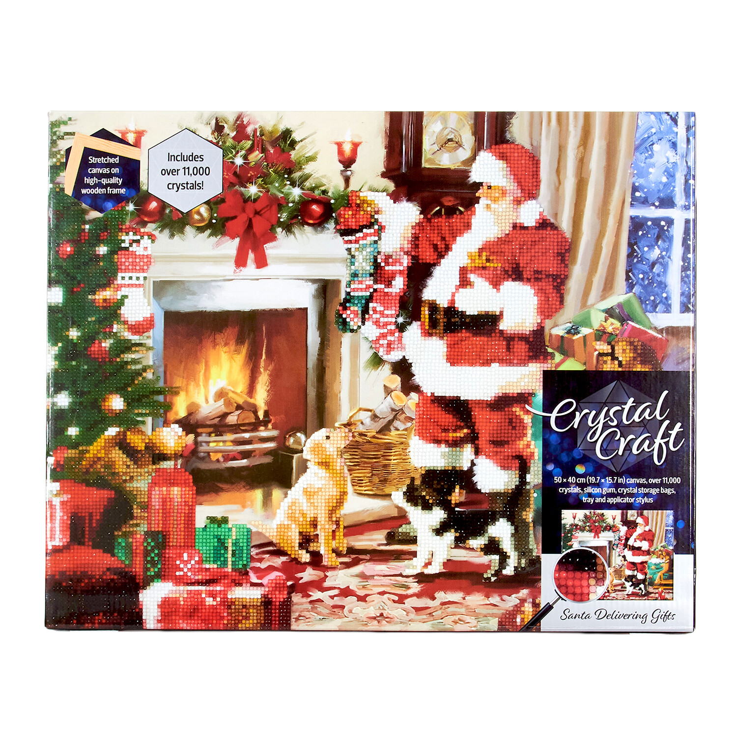 Crystal Craft Santa Interior Crystal Craft