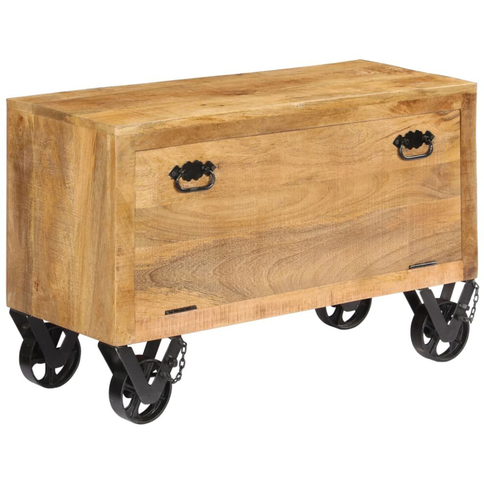 VidaXL Shoe Cabinet 86x35x55 cm Solid Mango Wood