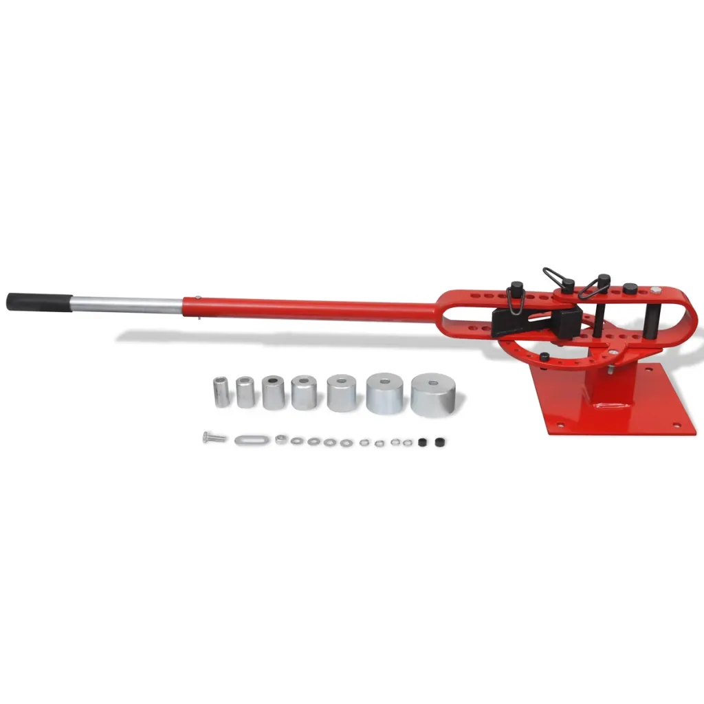VidaXL Manually Operated Bench-Mounted Steel Pipe Bending Machine